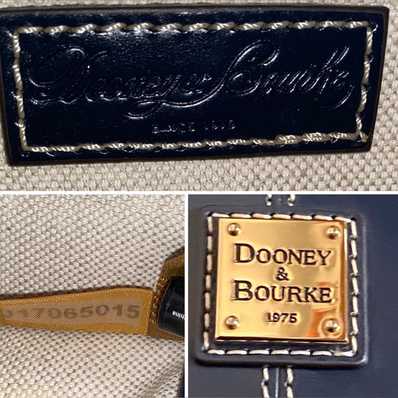 Dooney and Bourke Selleria Jayne satchel -Navy - Picture 6 of 11